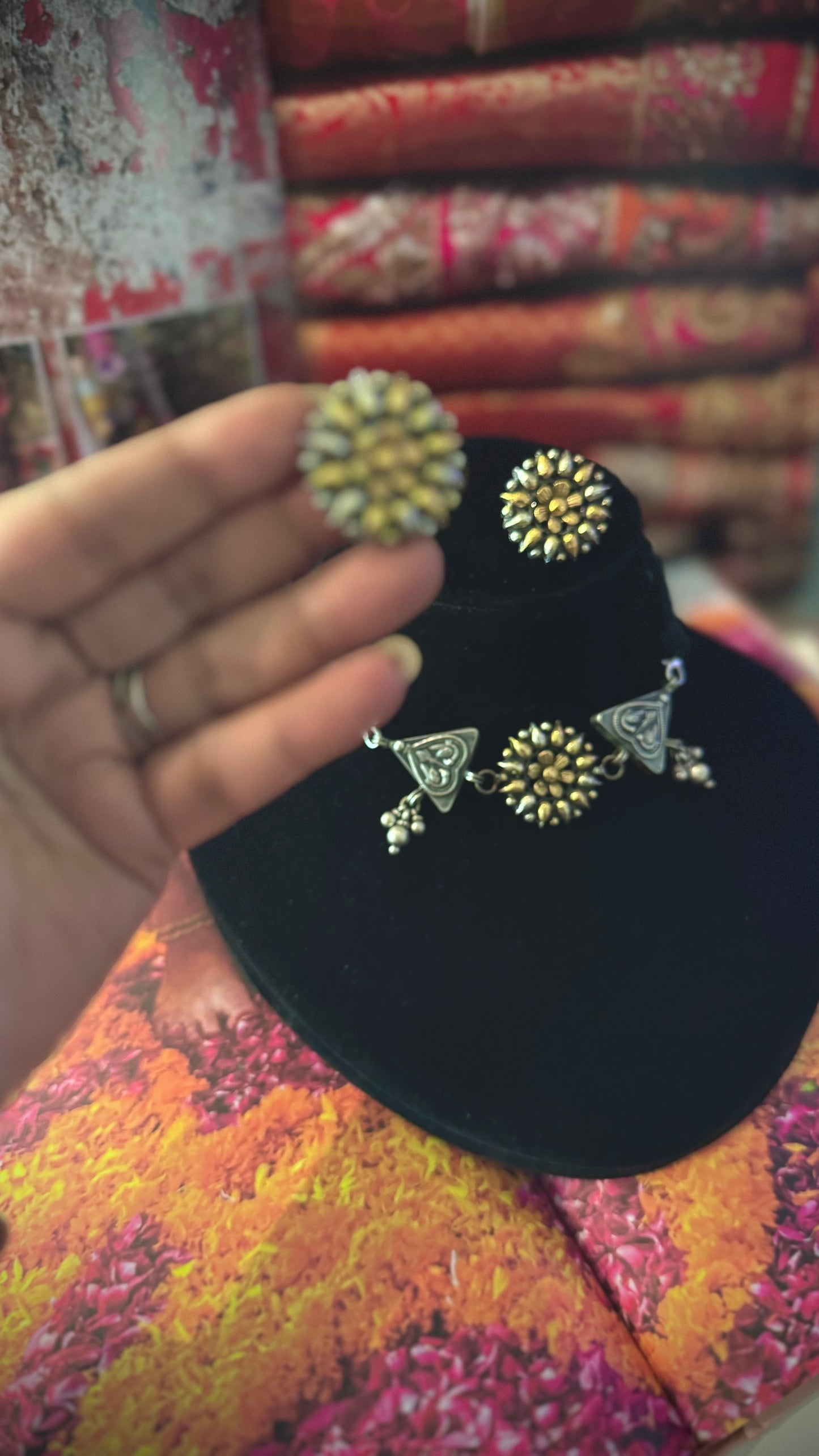 Virasat : Timeless elegance meets modern artistry in this stunning dual-tone silver choker.