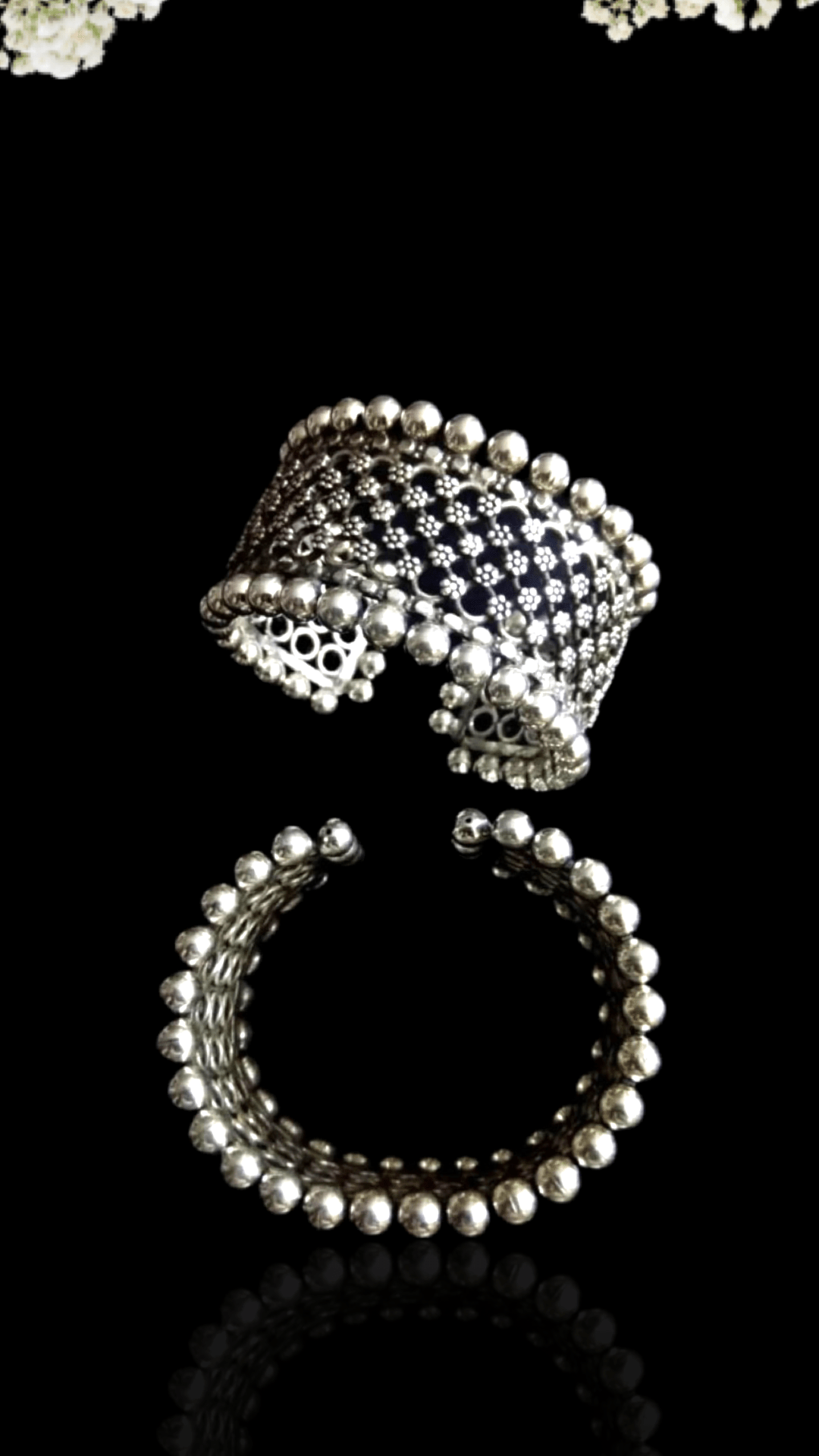 Karishma - Jali Hand Cuff (Made to Order)