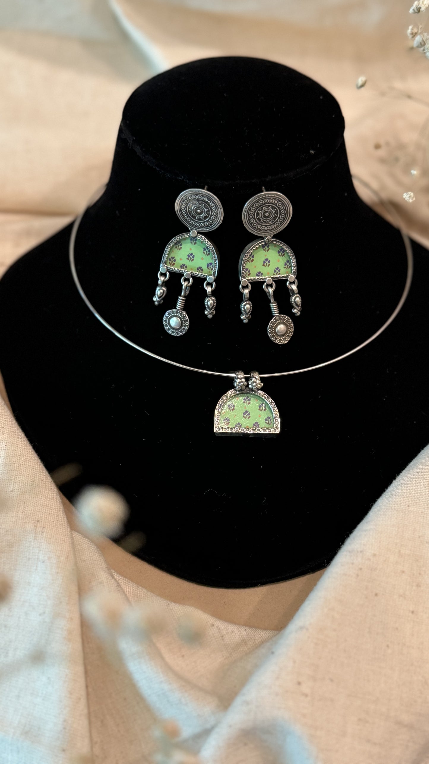 “Campus Couture” - Green : Sparkle through your college days with timeless elegance.