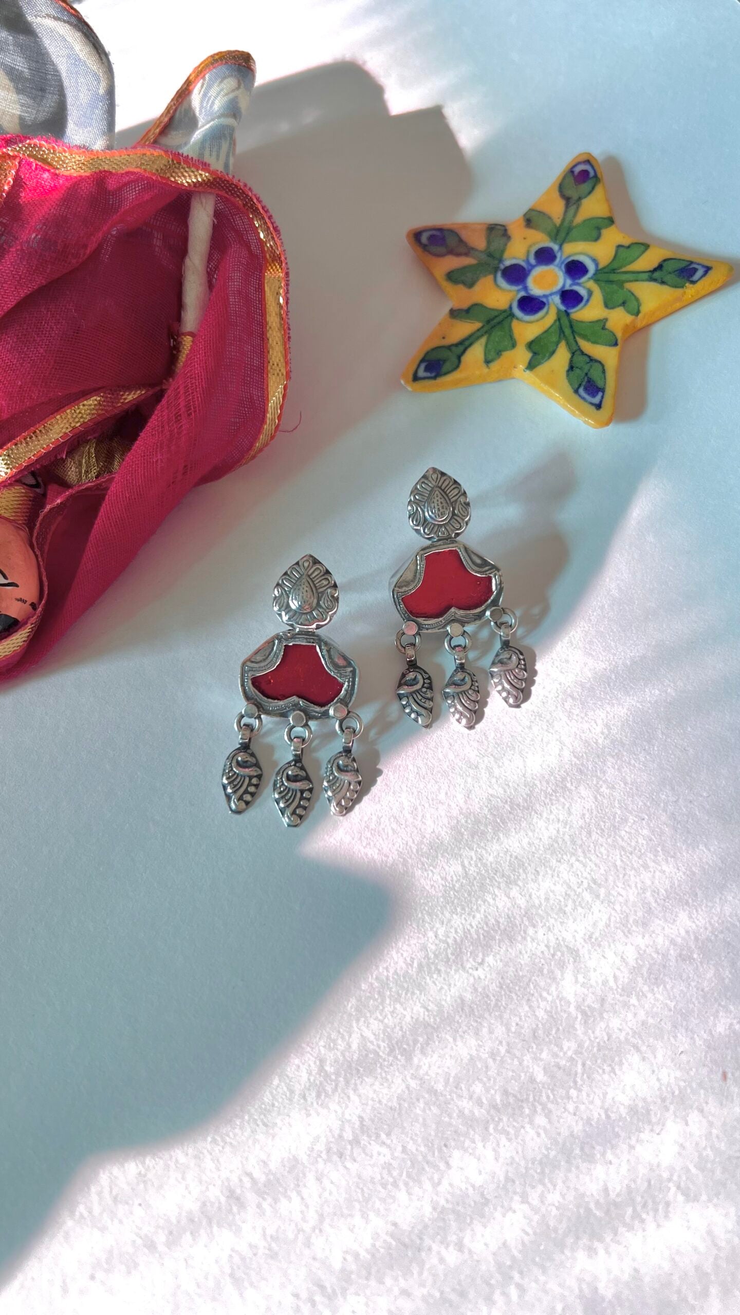 "Pankha"- Inspired by the iconic 'Pankha' fan. Flaunt history's charm with every sway!
