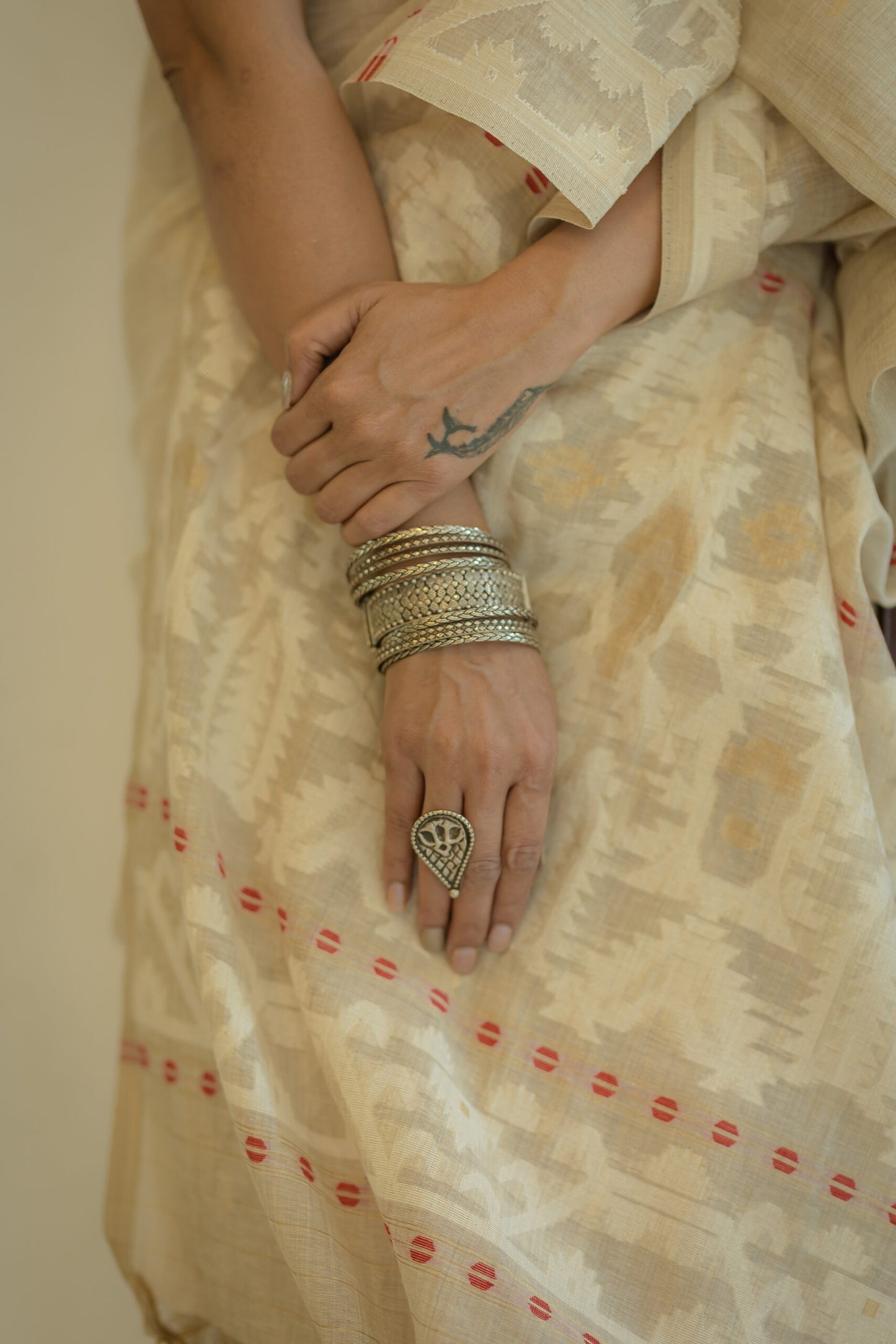 "Banjaran”- Soulful ring blending tradition and elegance.