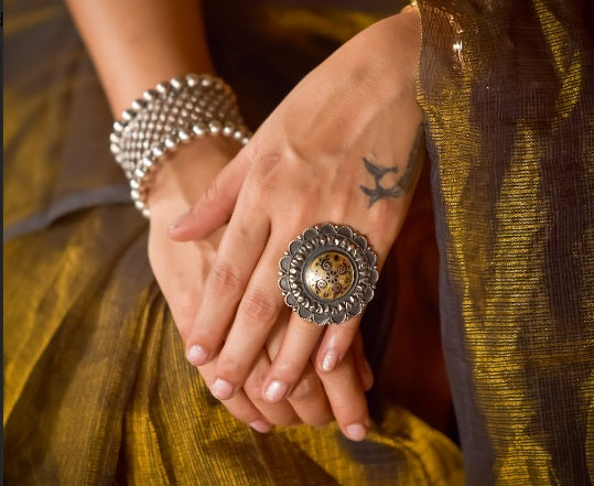 Karishma - Jali Hand Cuff (Made to Order)