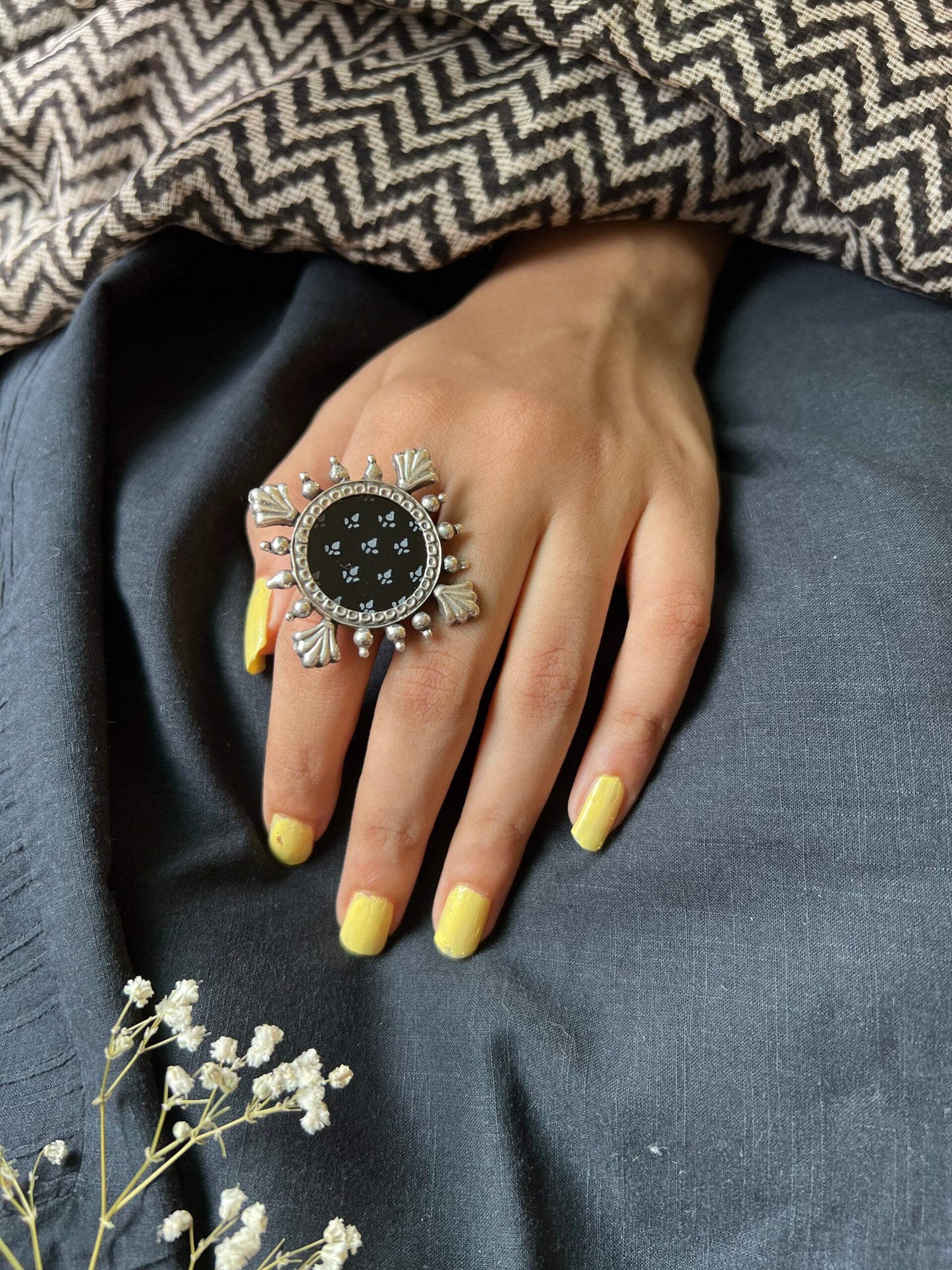 “Kamalika” : Energetic Black for Forever (Made to order)