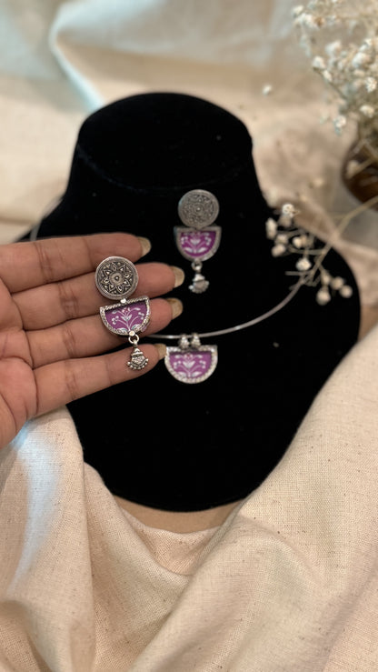 “Campus Couture” - Purple : Sparkle through your college days with timeless elegance.