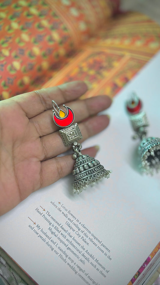 “Divya Laxmi” - Let the Fusion of two States shine through these earrings.