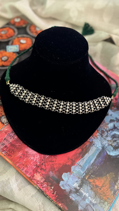 Classic Band Silver Choker