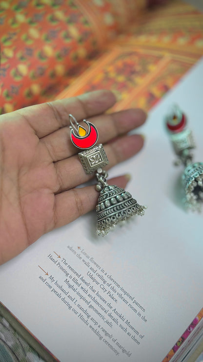 “Divya Laxmi” - Let the Fusion of two States shine through these earrings.