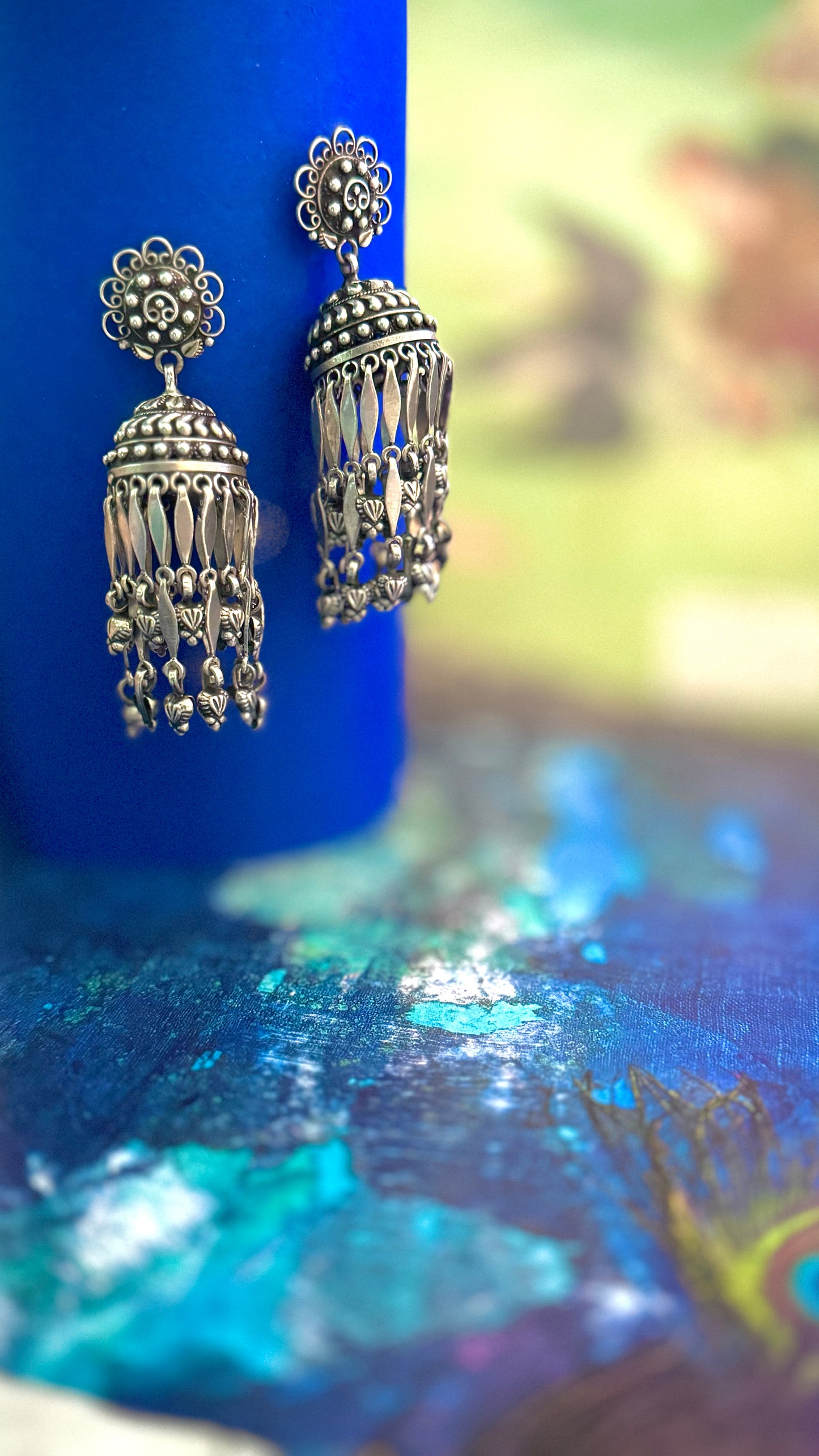 Mor Pankh : Versatile Festive Jhumkas (Pankhi 03)