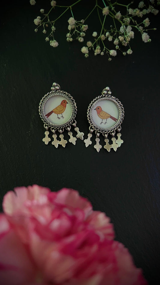 "Chidiya"- Elevate your style with the delicate elegance of our Chidiya Collection earrings.