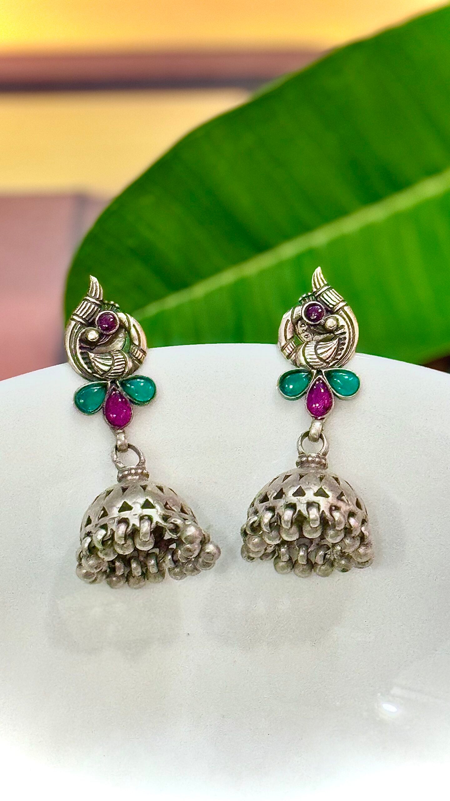 Mayuri : Jali Jhumka with Intricate Work