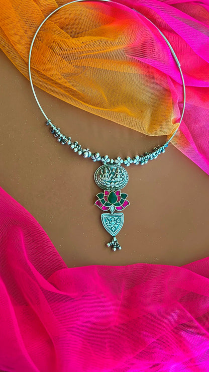 MAYA-"Kamal"- Drape yourself in the enchantment of Kundan and silver.