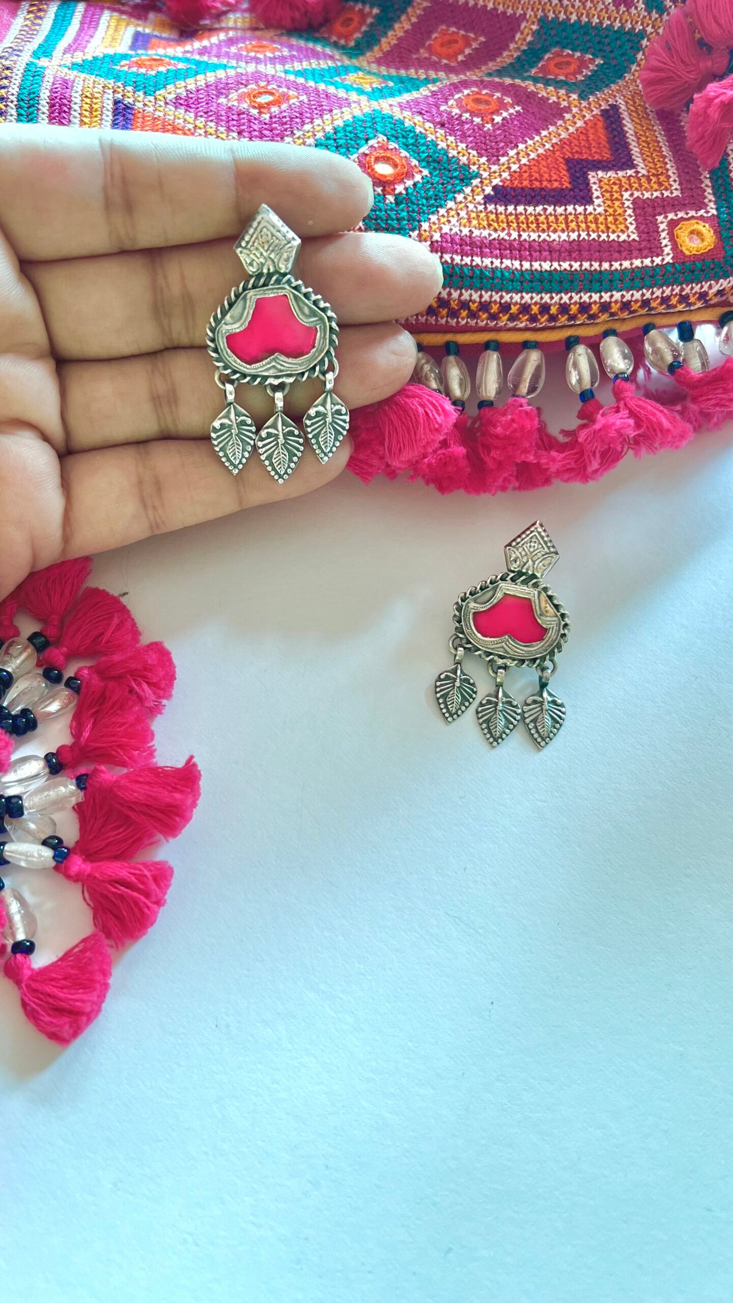 "Pankha"- (Pink): IInspired by the iconic 'Pankha' fan. Flaunt history's charm with every sway!