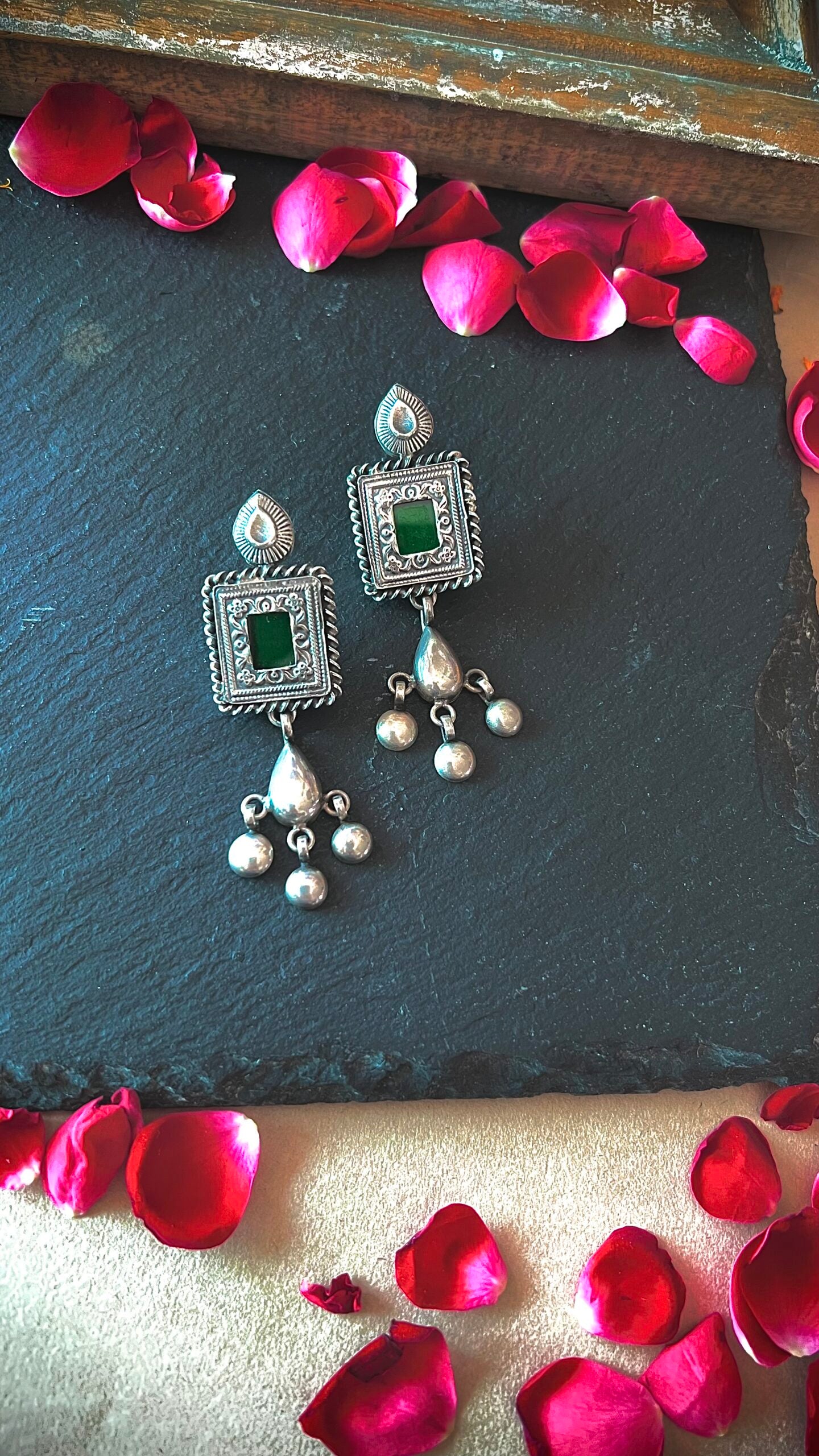 Jharokha - Capsicum Green -A touch of Rajasthan's charm in every sway.