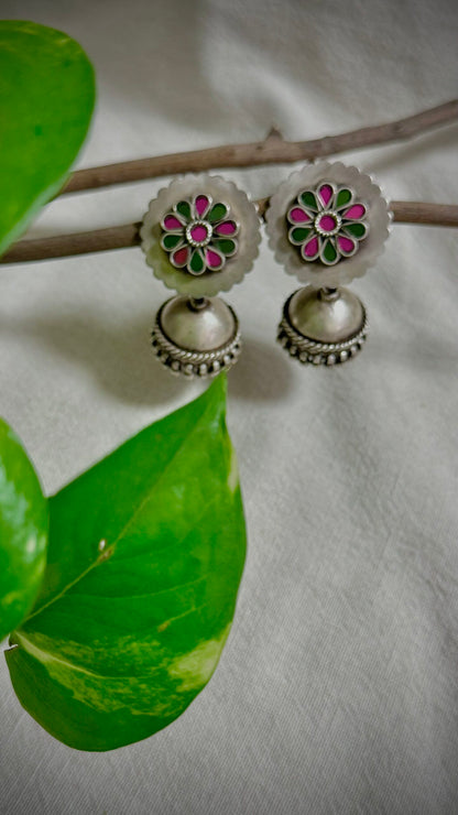 Shine Bright: Silver Jhumkas to Cherish.