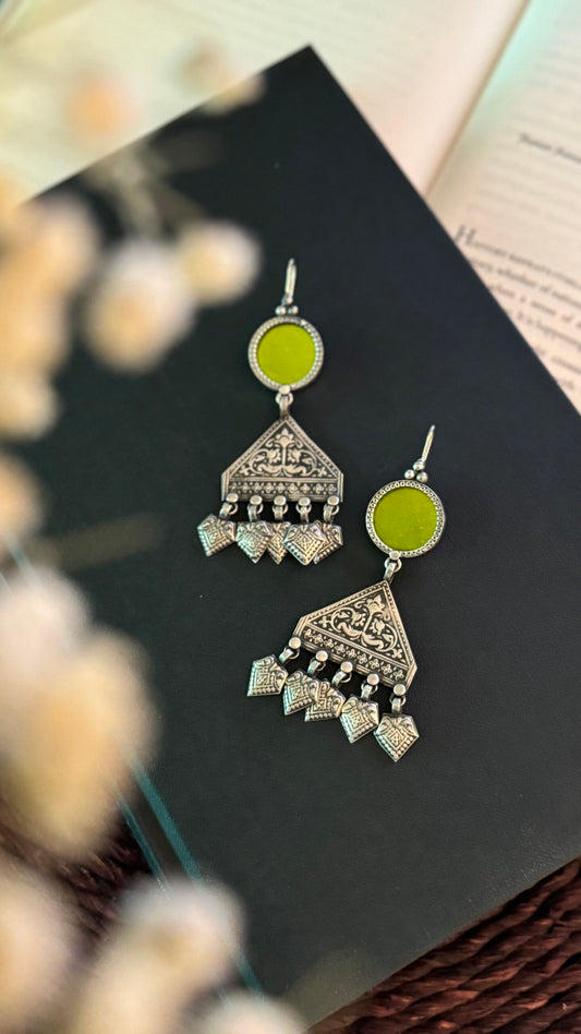 Boho Bindi  "Lime Green" - Adorn Your Spirit with Boho Elegance