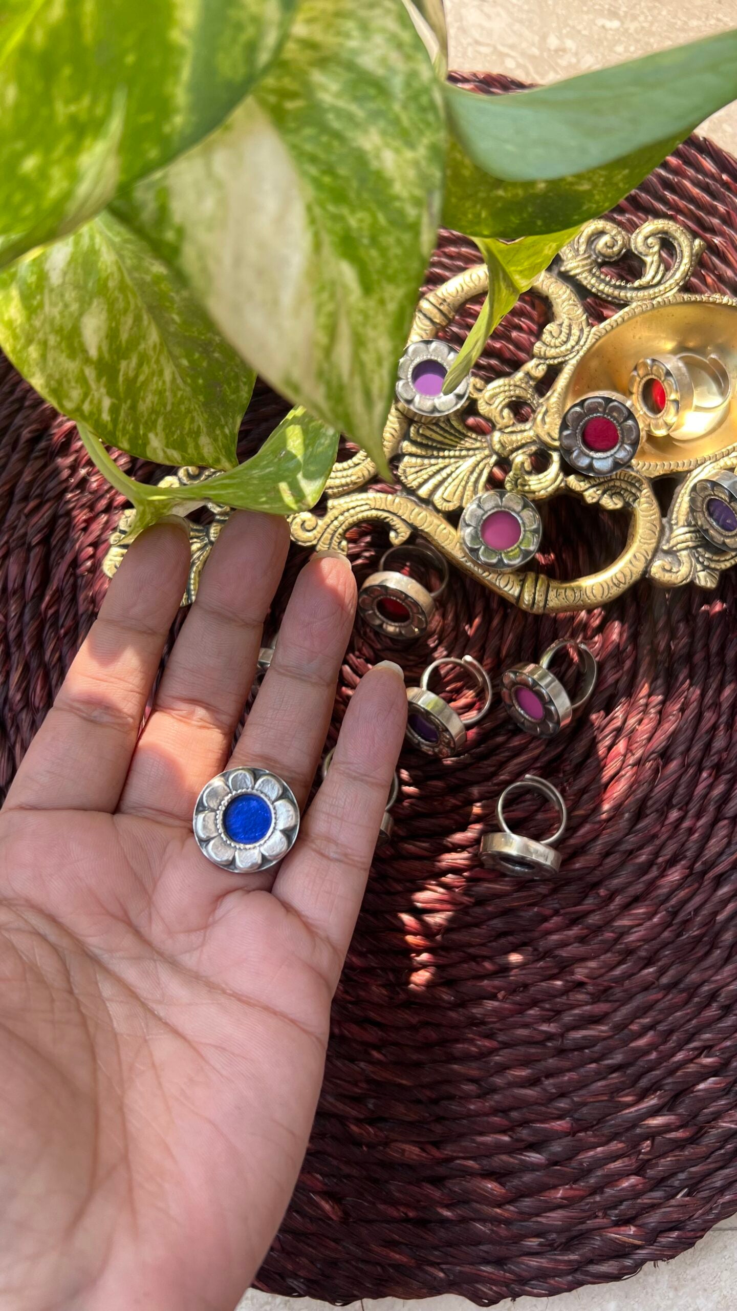 "Spring Blossoms"- Blossom in style with our vibrant silver flower earrings!
