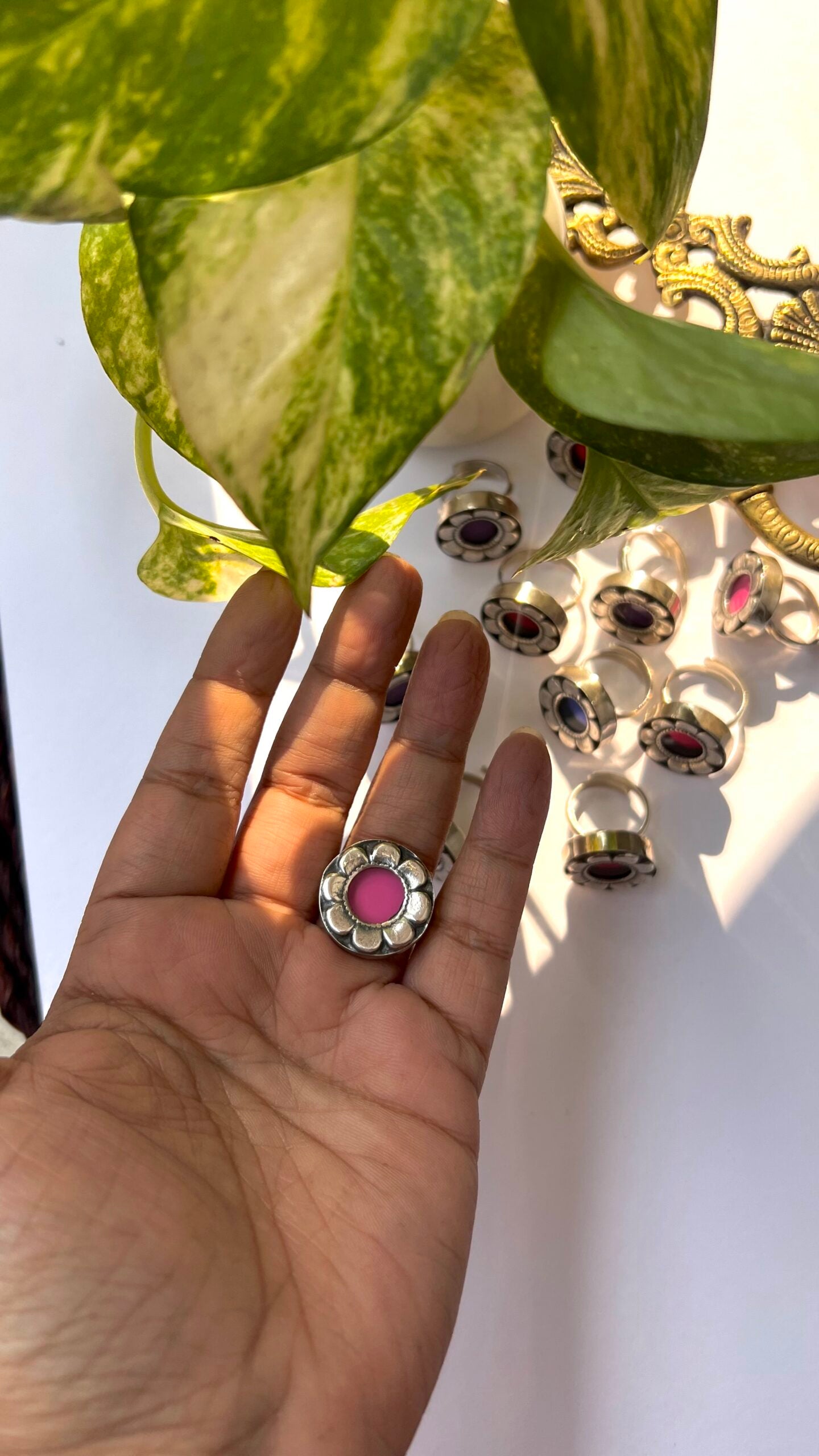 "Spring Blossoms"- Blossom in style with our vibrant silver flower earrings!