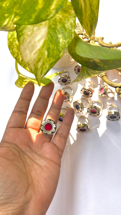 "Spring Blossoms"- Blossom in style with our vibrant silver flower earrings!
